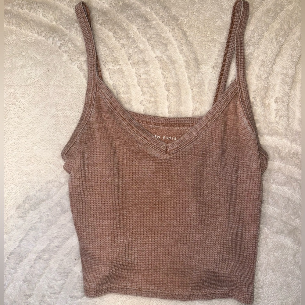 Brown tank top
